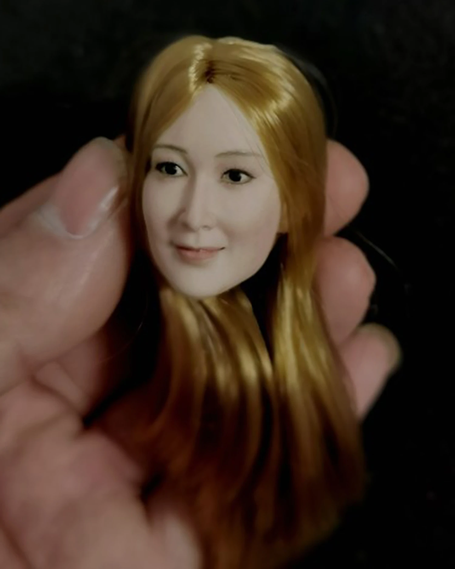 1/6 Везни なな Модел с резба във вид на главата на японската актриса, подходяща за 12-инчов фигурки TBLeague с бледа кожа Изображение 0