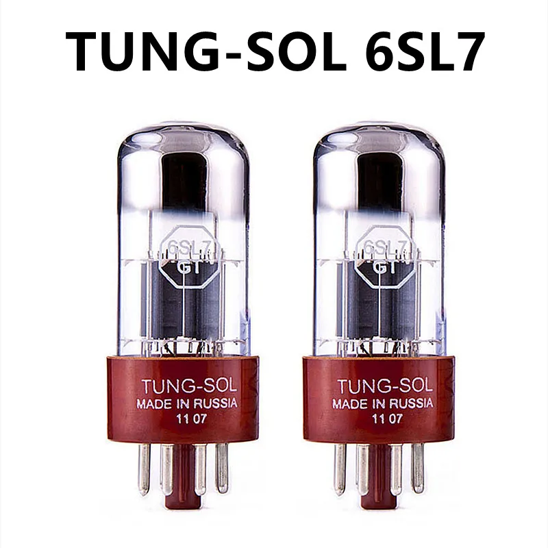 Вакуумни тръби TUNG-SOL 6SL7 (6N9P, 6H9C) за заводски изпитания и подбор Изображение 1