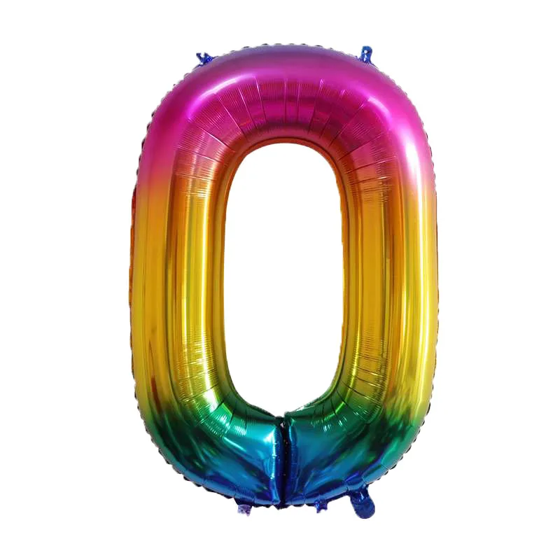 Гигантски 40-инчовите балони от фолио с розови номер, гелиевые топки с голяма цифра, Сватбена украса, Аксесоари за Парти по случай рожден Ден, Детски душ Изображение 1