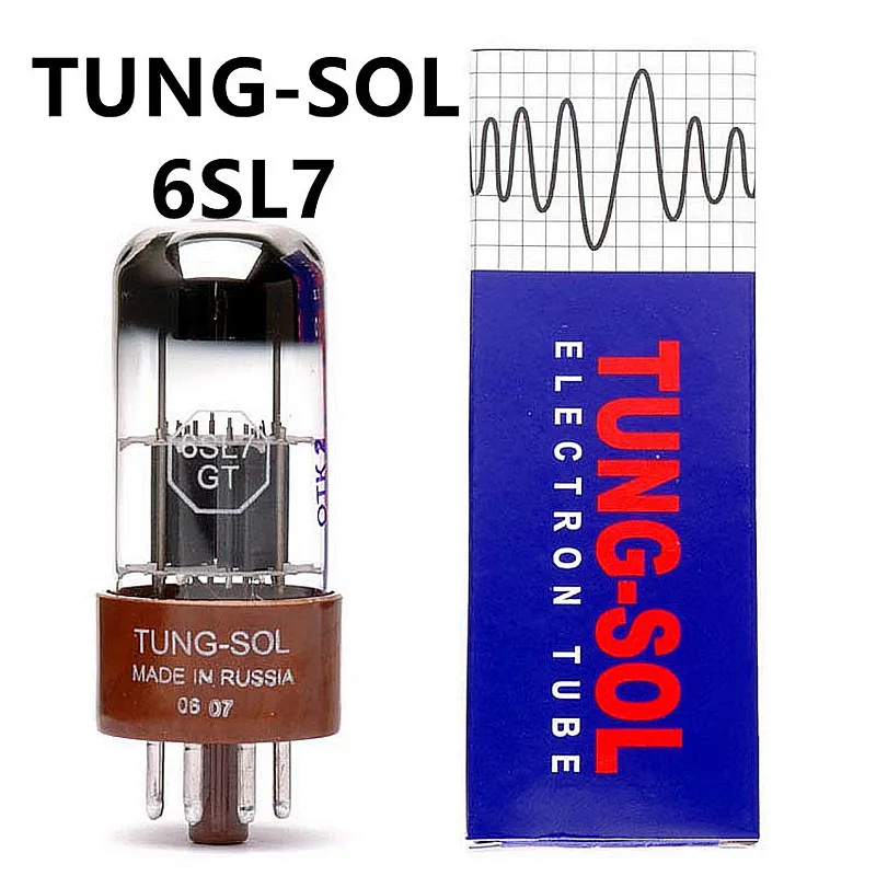 Вакуумни тръби TUNG-SOL 6SL7 (6N9P, 6H9C) за заводски изпитания и подбор Изображение 3