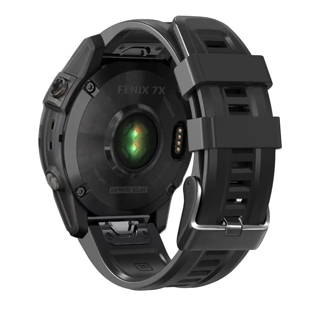 26 мм и Каишка за Часовник Garmin TACTIX DELTA Силиконов Спортен Гривна Бърза Засаждане на Garmin Fenix 6X 7X 5X Plus 3HR Ендуро Smart Watch Изображение 4
