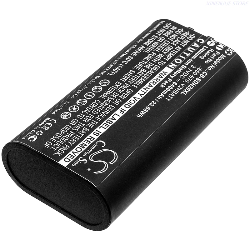 Батерия за кучешки яка, 3,7 В/5200 mah/6400 mah 650-970, V2HBATT за преносим GPS SportDog TEK 2.0 Изображение 4