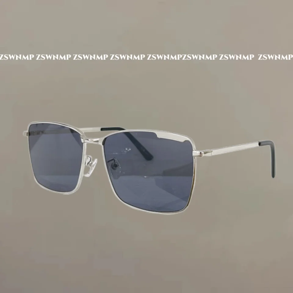 Висококачествени луксозни маркови дамски слънчеви очила метална рамка с квадратно пеперуда, слънчеви очила за дами, модни улични очила с UV400 Изображение 4