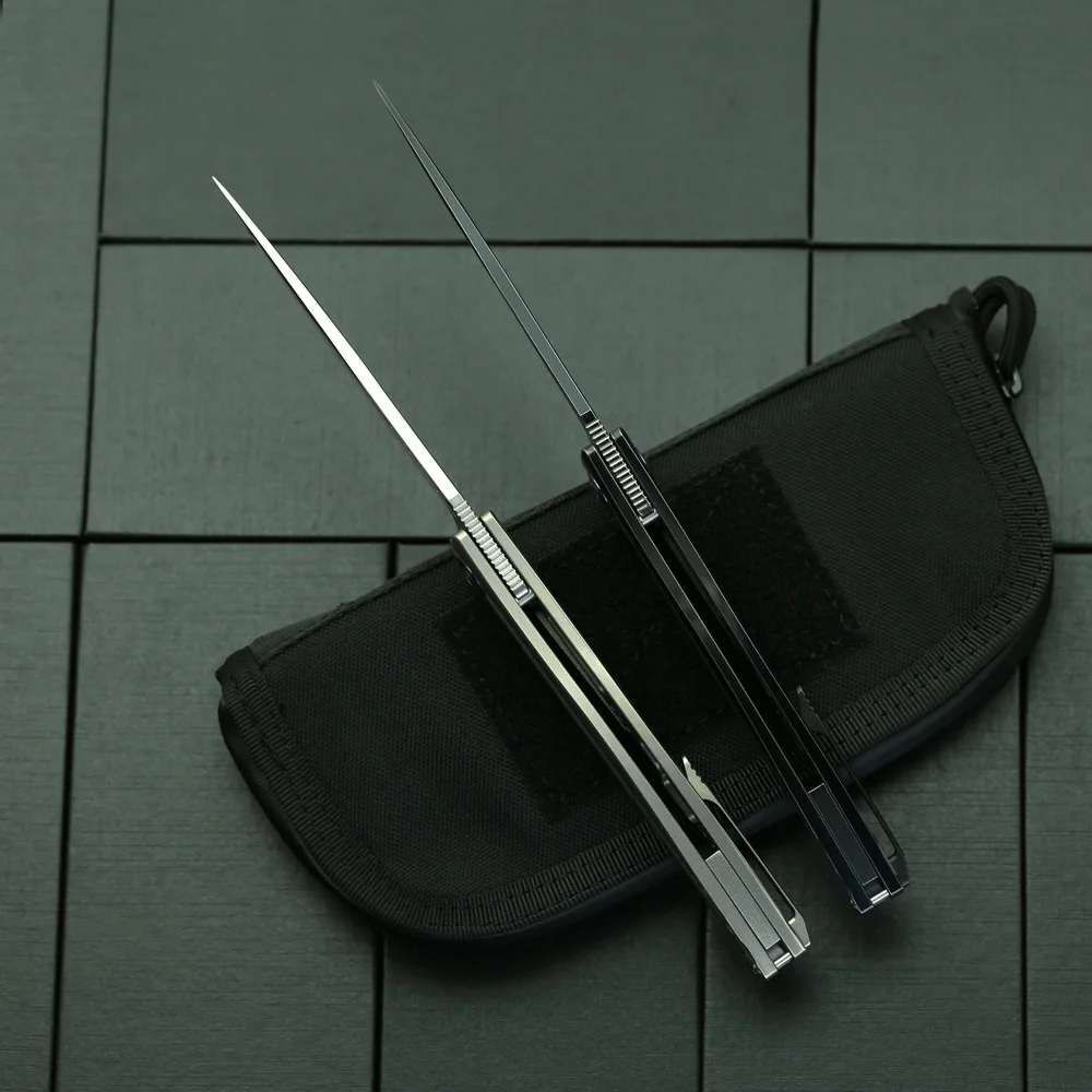 Сгъваем Нож CHjourney Оригинален нож M390, титановая дръжка, Кухненски инструмент за оцеляване на открито, за Ловни, джобни инструменти EDC Изображение 4
