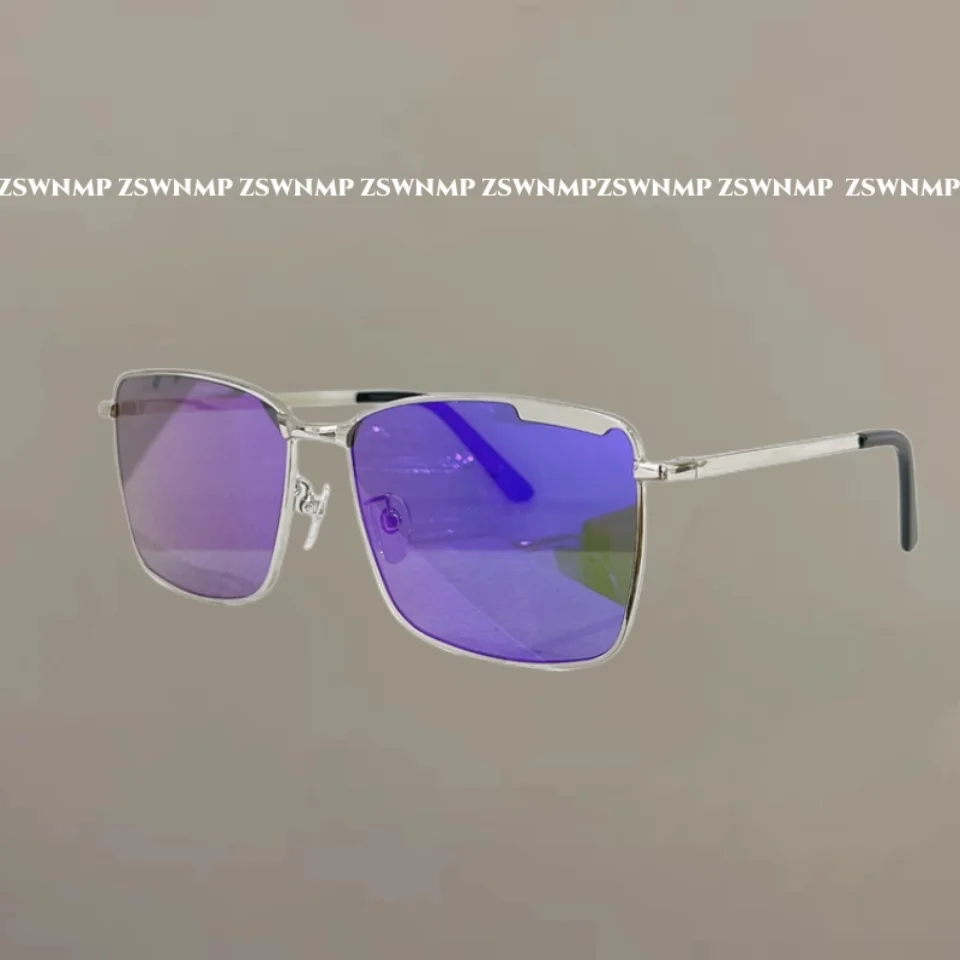 Висококачествени луксозни маркови дамски слънчеви очила метална рамка с квадратно пеперуда, слънчеви очила за дами, модни улични очила с UV400 Изображение 5